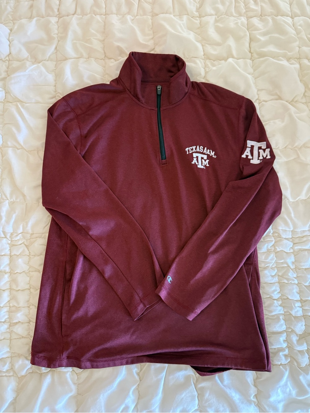 Champion Maroon Pullover with Logo